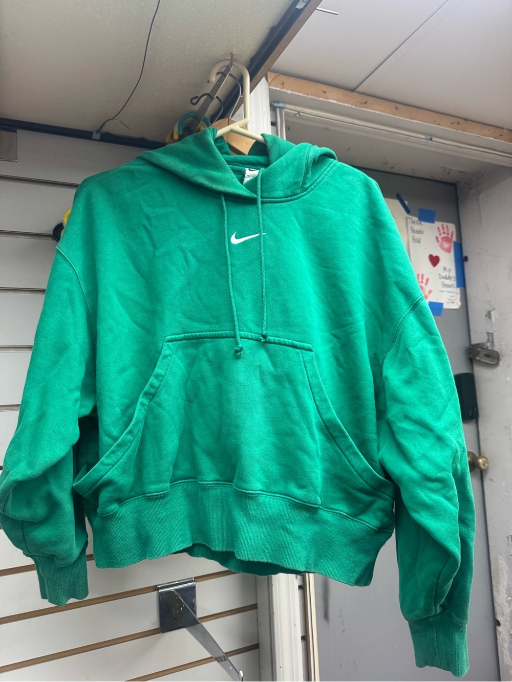 Nike Green Pullover Hoodie Sweatshirt